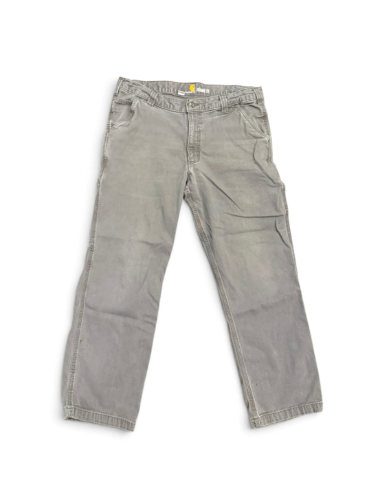 Carhartt Other - Carhartt 102291-039 Mens 36x30 Relaxed Fit Gray Canvas Work Carpenter Pants